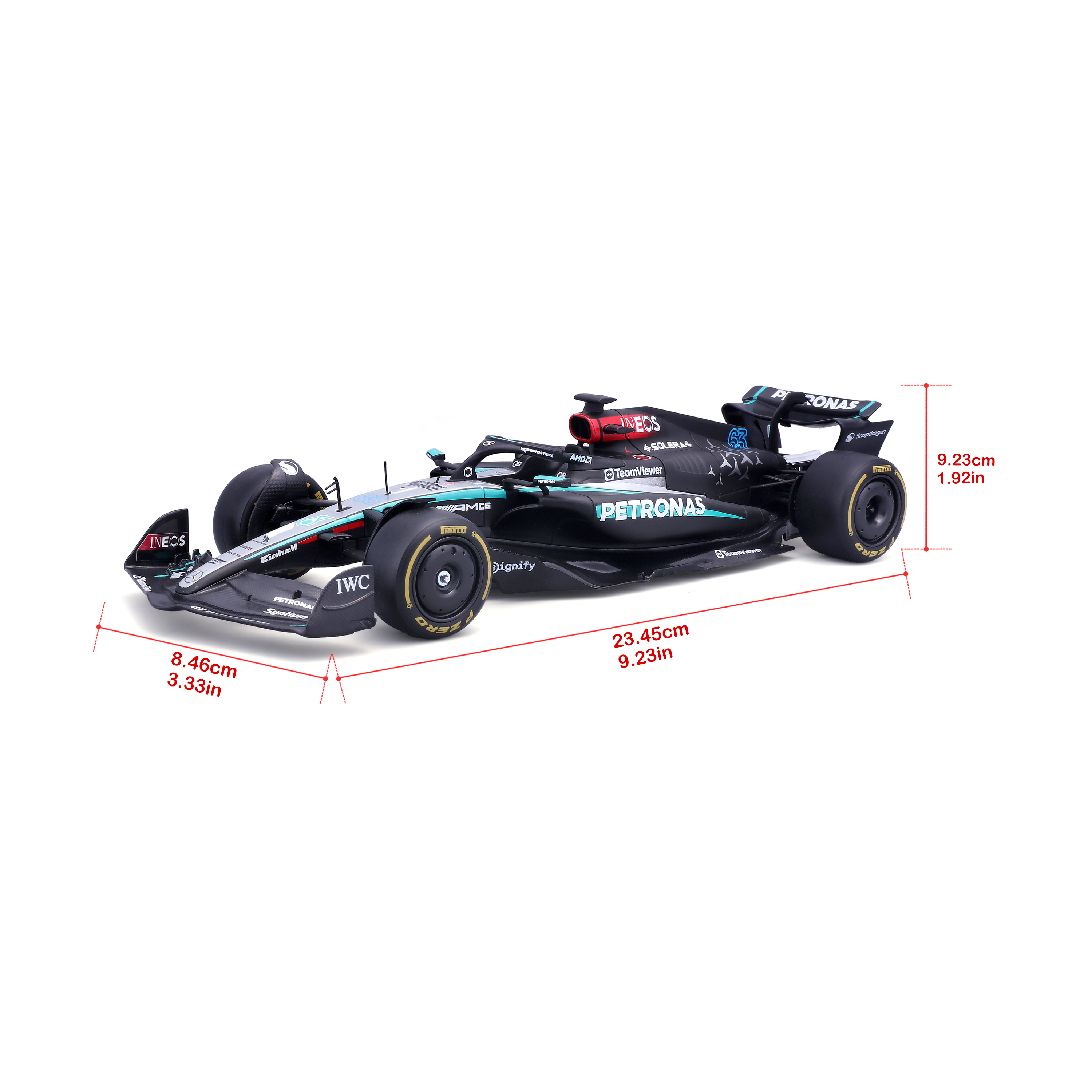 1:24 Race Mercedes W15 C/ Boneco