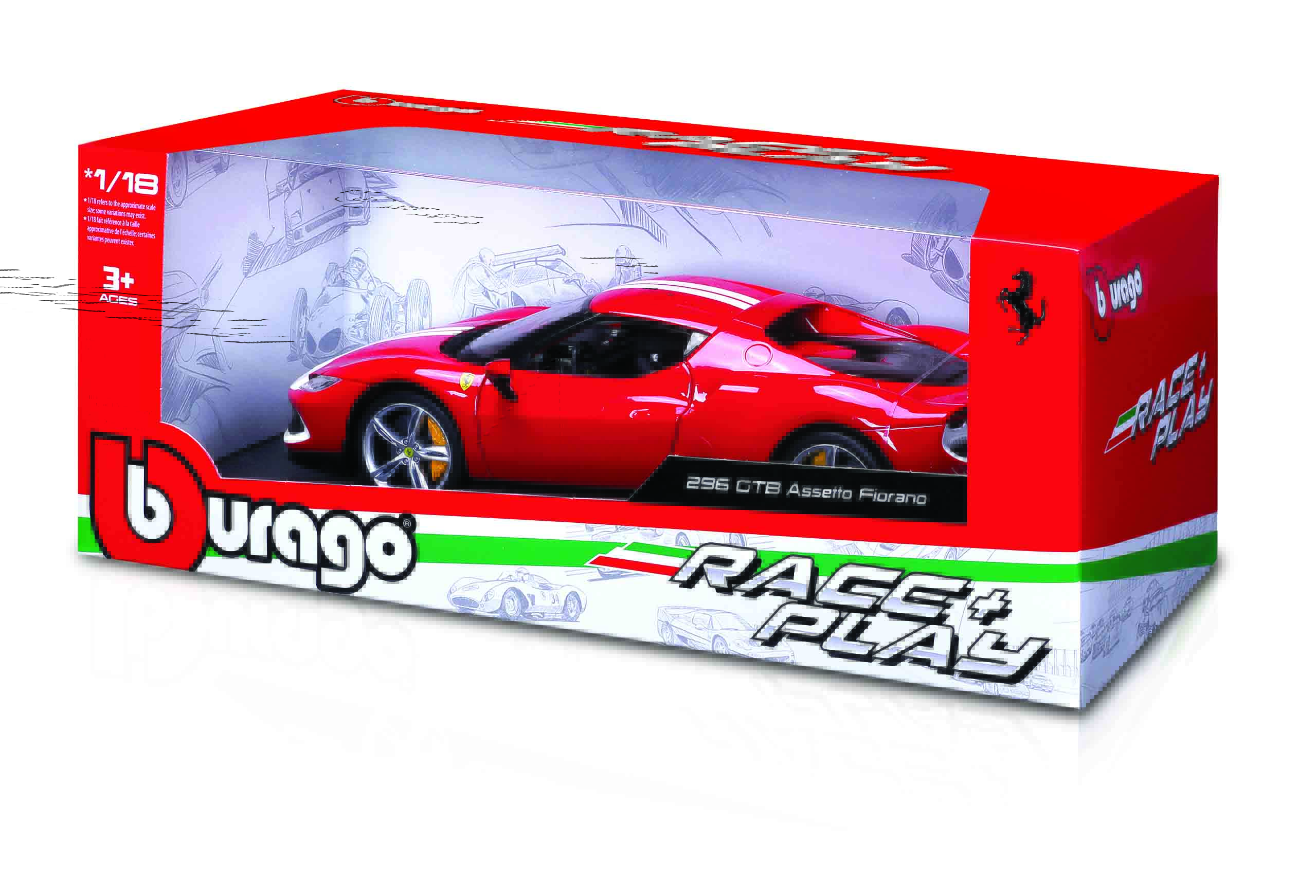 1:18 Ferrari 296 GTB Asseto Fiorano