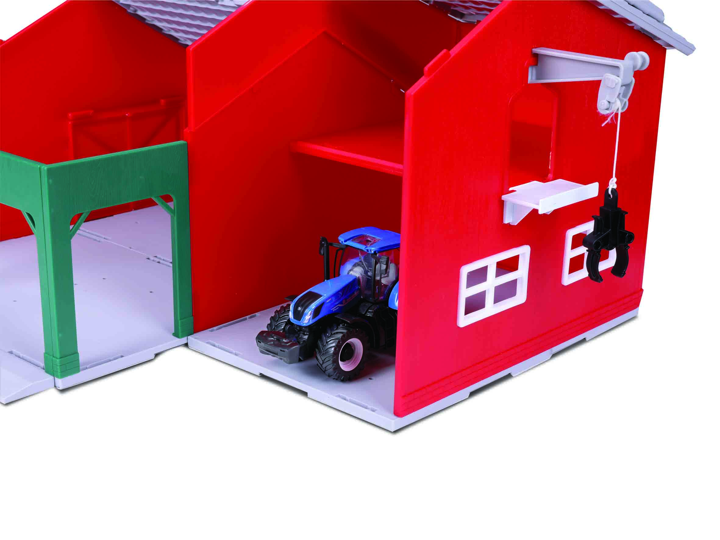 Farmland 10CM Barn & Tractor Set