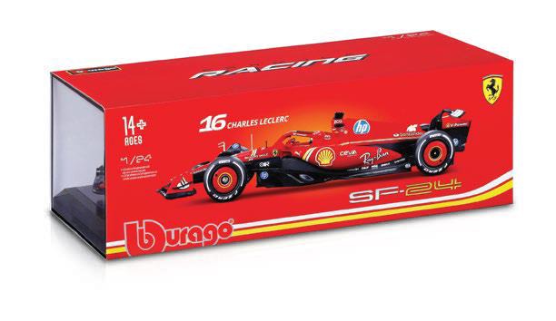 1:24 Race Ferrari SF-24 (2024) c/ acrilico