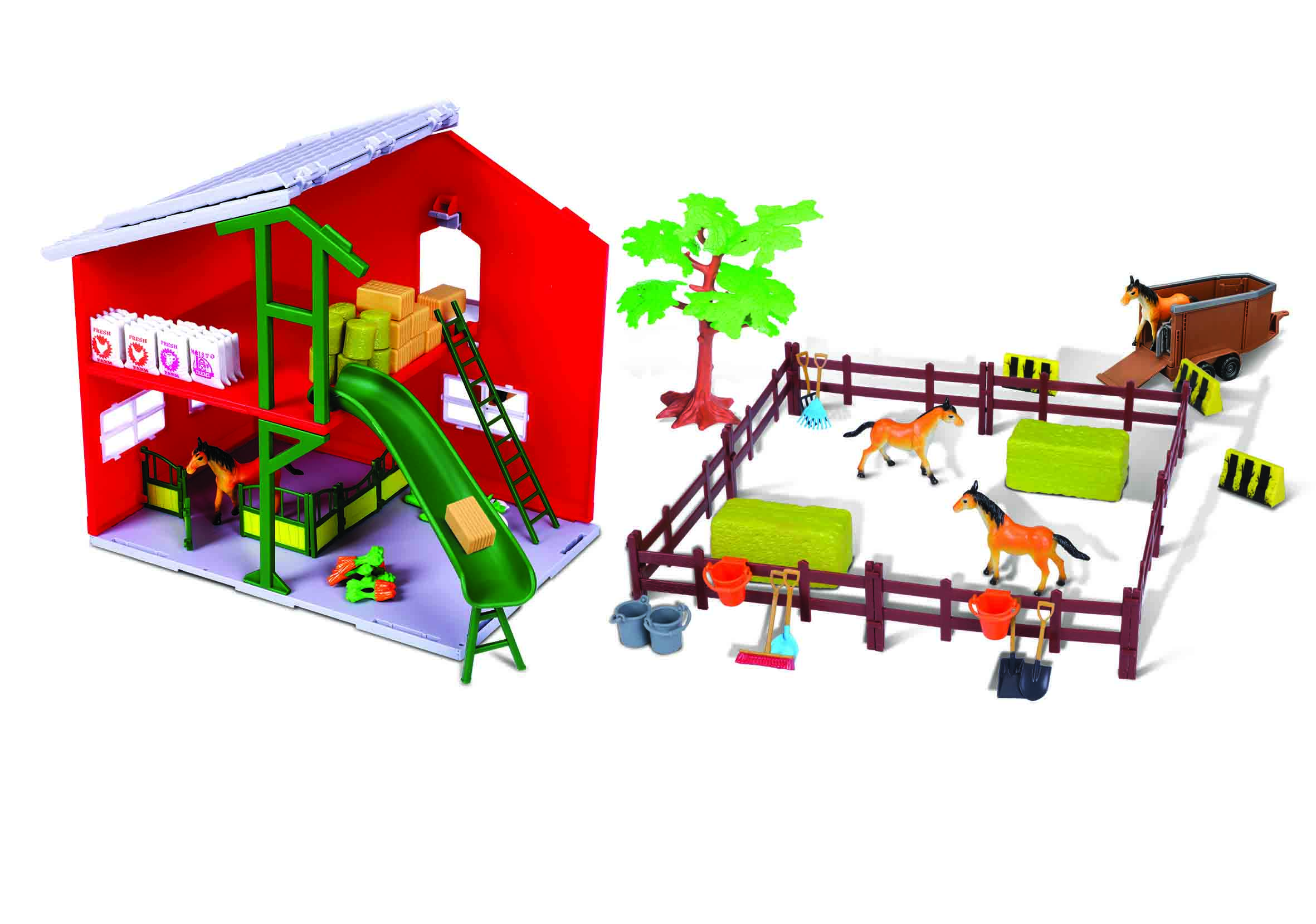 Farmland 10CM Horse Stable