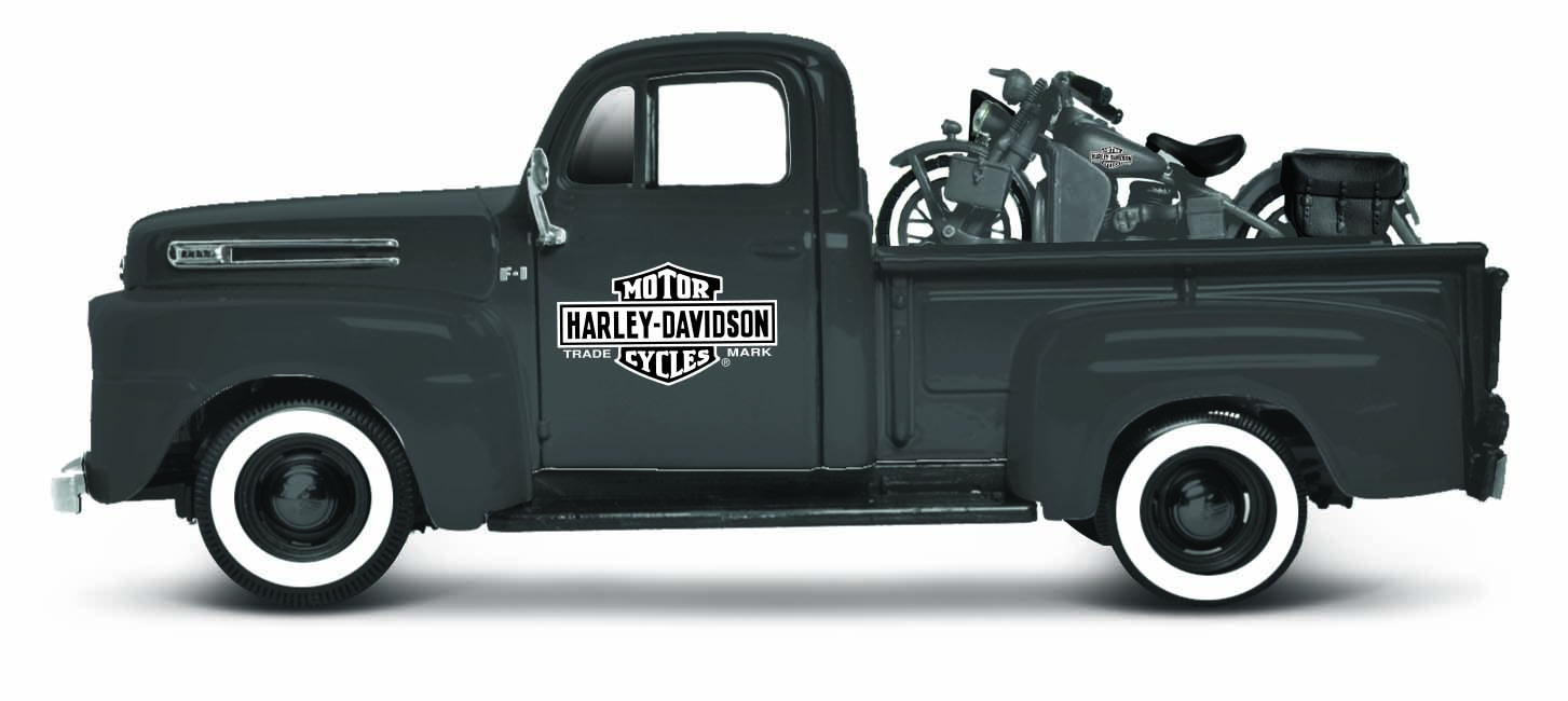 1942 WLA Flathead + 1948 Ford F1 Pickup