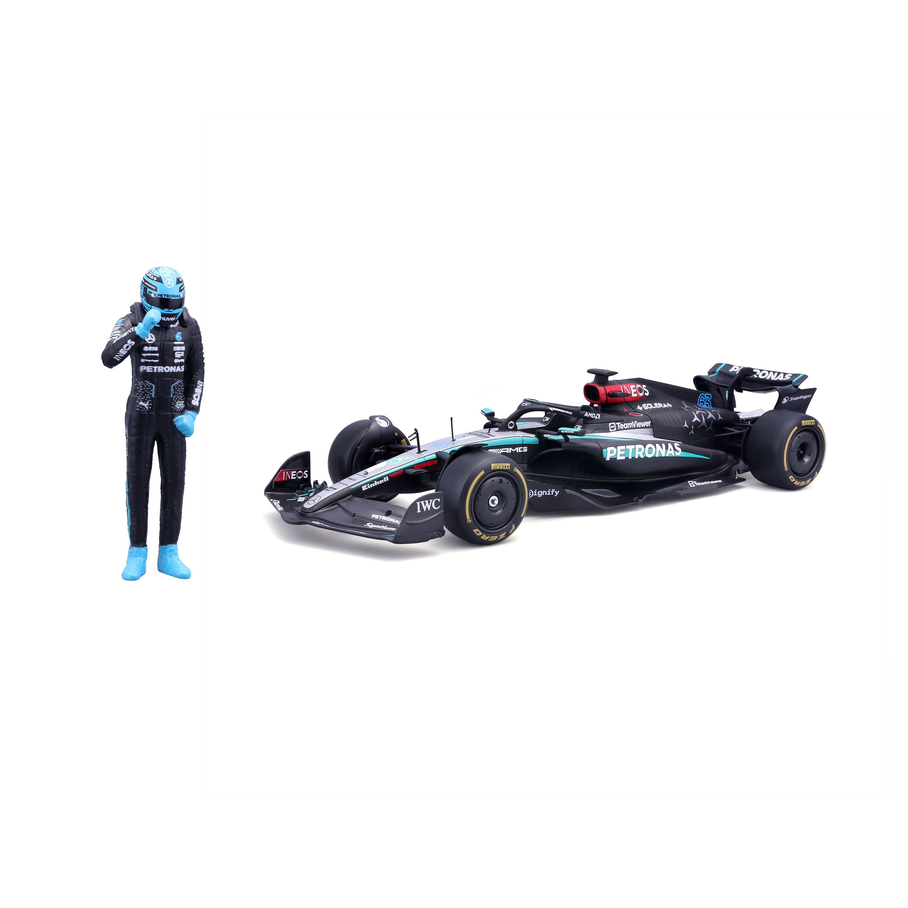 1:24 Race Mercedes W15 C/ Boneco