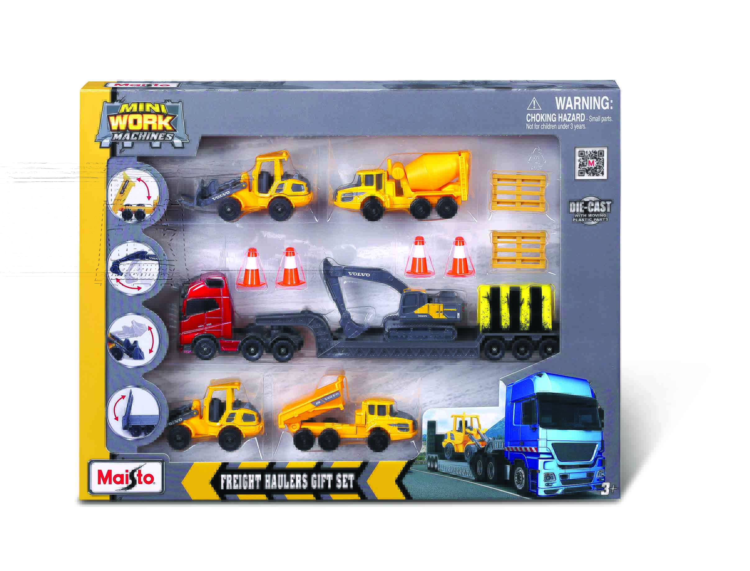 Mini Work Machines Freight Haulers Gif Set